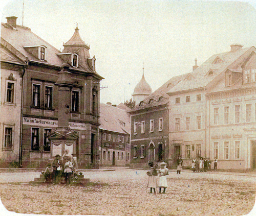 Obermarkt - Eingang zur Kirchstraße